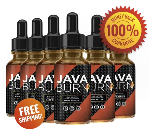 Java Burn 6 bottle bundle with 100% money-back guarantee and free shipping