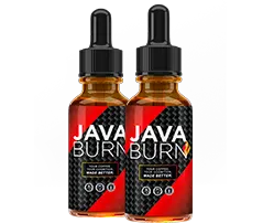 Java Burn supplement bottles with dropper, tasteless coffee additive